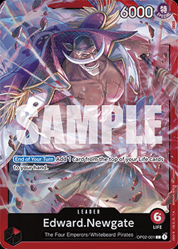 Edward.Newgate (OP02-001) - Starter Deck: Edward.Newgate (Leader) [ST-15-OP02-001]