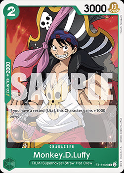 Monkey.D.Luffy (ST16-005) - Starter Deck: Green Uta (Common) [ST-16-005]