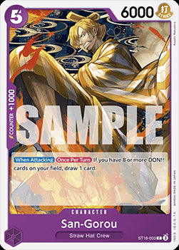 San-Gorou (ST18-003) - Starter Deck: Purple Monkey.D.Luffy (Common) [ST-18-003]