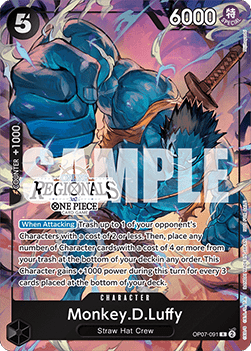 Monkey.D.Luffy (OP07-091) (V.1) - Special Tournament Promos (Rare) [STP-OP07-091]