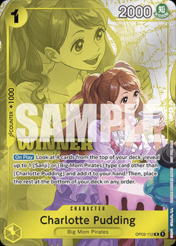 Charlotte Pudding (OP03-112) (V.2) - Unnumbered Promos (Rare) [UP-OP03-112]