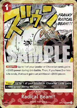 Radical Beam!! (OP01-029) (V.2) - The Best (Uncommon) [PRB01-OP01-029]