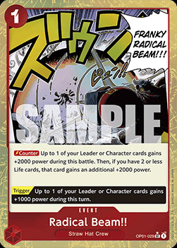 Radical Beam!! (OP01-029) (V.3) - The Best (Uncommon) [PRB01-OP01-029]