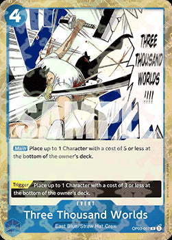 Three Thousand Worlds (OP03-057) (V.2) - The Best (Rare) [PRB01-OP03-057]