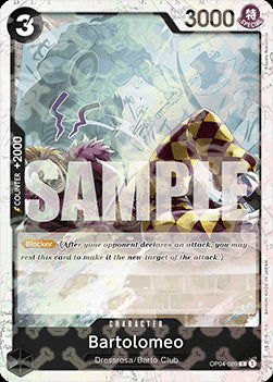 Bartolomeo (OP04-089) (V.2) - The Best (Rare) [PRB01-OP04-089]