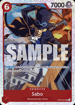 Sabo (OP05-007) (V.1) - The Best (Super Rare) [PRB01-OP05-007]