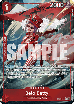 Belo Betty (OP05-015) (V.3) - The Best (Rare) [PRB01-OP05-015]
