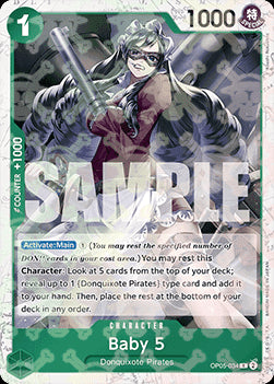 Baby 5 (OP05-034) (V.2) - The Best (Rare) [PRB01-OP05-034]