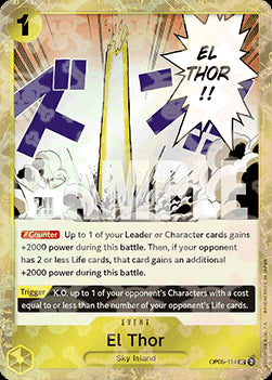 El Thor (OP05-114) (V.2) - The Best (Uncommon) [PRB01-OP05-114]