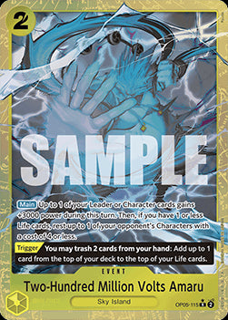 Two-Hundred Million Volts Amaru (OP05-115) (V.4) - The Best (Alternate Art) [PRB01-OP05-115]