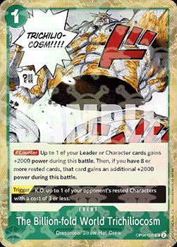 The Billion-fold World Trichiliocosm (OP06-038) (V.2) - The Best (Uncommon) [PRB01-OP06-038]