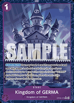 Kingdom of GERMA (OP06-079) (V.4) - The Best (Common) [PRB01-OP06-079]
