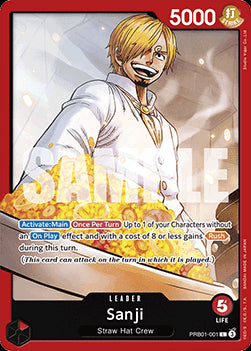Sanji (PRB01-001) (V.1) - The Best (Leader) [PRB01-001]