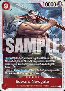 Edward.Newgate (OP02-004) (V.1) - The Best (Super Rare) [PRB01-OP02-004]