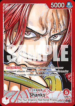 Shanks (OP09-001) (V.2) - Emperors in the New World (Alternate Art) [OP09-001]