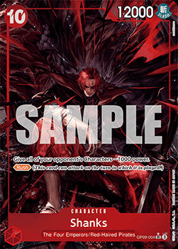 Shanks (OP09-004) (V.2) - Emperors in the New World (Alternate Art) [OP09-004]