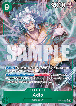 Adio (OP09-023) (V.2) - Emperors in the New World (Alternate Art) [OP09-023]