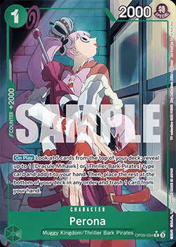 Perona (OP09-034) (V.2) - Emperors in the New World (Alternate Art) [OP09-034]