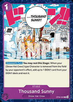 Thousand Sunny (OP09-080) - Emperors in the New World (Common) [OP09-080]