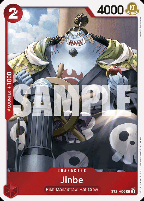Jinbe (ST21-005) (V.1) - Starter Deck: EX Gear 5 (Common) [ST-21-005]