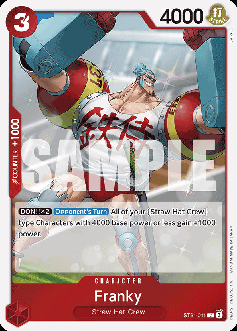 Franky (ST21-011) (V.1) - Starter Deck: EX Gear 5 (Common) [ST-21-011]