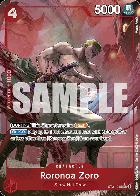 Roronoa Zoro (ST21-015) (V.2) - Starter Deck: EX Gear 5 (Alternate Art) [ST-21-015]
