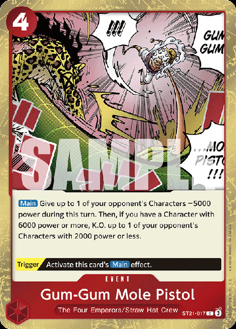 Gum-Gum Mole Pistol (ST21-017) - Starter Deck: EX Gear 5 (Common) [ST-21-017]