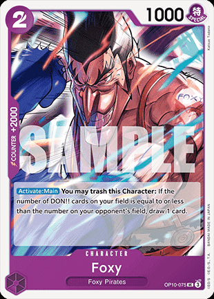 Foxy (OP10-075) - Royal Blood (Uncommon) [OP10-075]