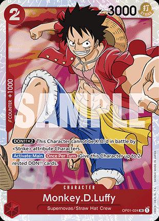 Monkey.D.Luffy (OP01-024) (V.1) - The Best (Super Rare) [PRB01-OP01-024]