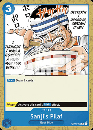 Sanji's Pilaf (OP03-056) (V.1) - The Best (Uncommon) [PRB01-OP03-056]