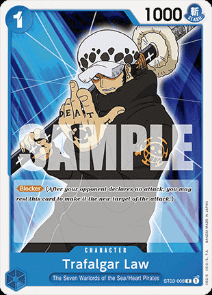 Trafalgar Law (ST03-008) (V.1) - The Best (Common) [PRB01-ST03-008]