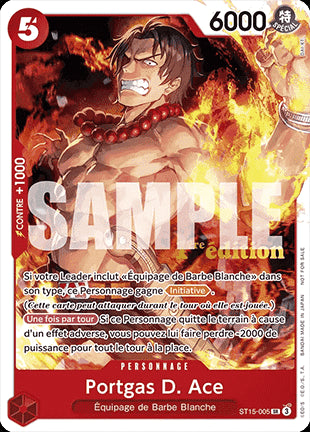 Portgas.D.Ace (ST15-005) (V.1) - Unnumbered Promos (Super Rare) [UP-ST15-005]