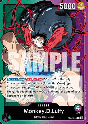Monkey.D.Luffy (EB02-010) (V.1) - Anime 25th Collection (Leader) [EB02-010]