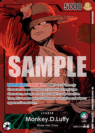 Monkey.D.Luffy (EB02-010) (V.2) - Anime 25th Collection (Alternate Art) [EB02-010]