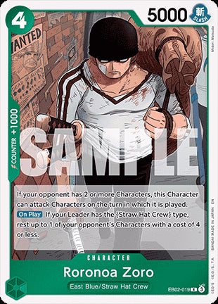 Roronoa Zoro (EB02-019) - Anime 25th Collection (Rare) [EB02-019]