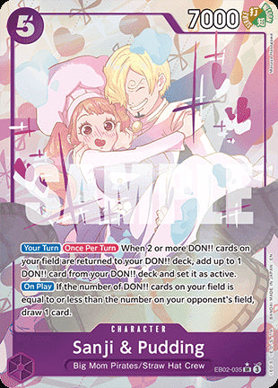 Sanji & Pudding (EB02-035) (V.2) - Anime 25th Collection (Alternate Art) [EB02-035]