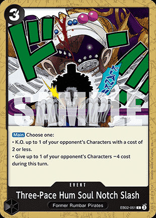 Three-Pace Hum Soul Notch Slash (EB02-051) - Anime 25th Collection (Common) [EB02-051]