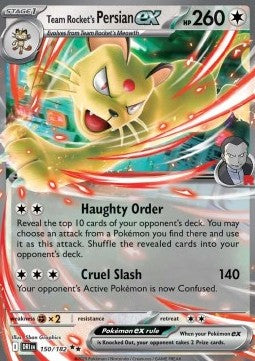 Team Rocket's Persian ex - Destined Rivals (Double Rare) [DRI-150]