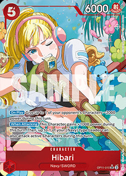 Hibari (OP11-010) (V.2) - A Fist of Divine Speed (Alternate Art) [OP11-010]