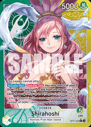 Shirahoshi (OP11-022) (V.2) - A Fist of Divine Speed (Alternate Art) [OP11-022]