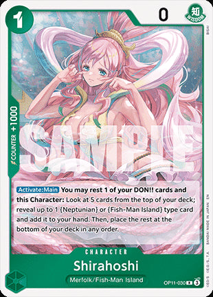 Shirahoshi (OP11-030) - A Fist of Divine Speed (Rare) [OP11-030]