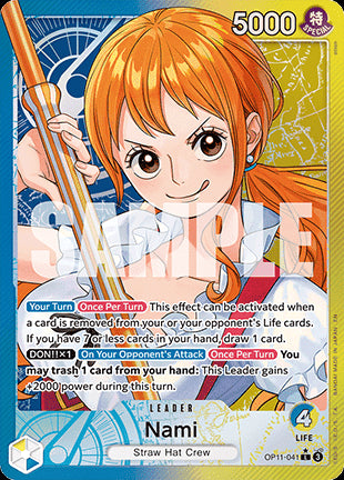 Nami (OP11-041) (V.2) - A Fist of Divine Speed (Alternate Art) [OP11-041]