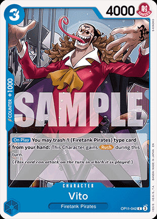 Vito (OP11-042) - A Fist of Divine Speed (Common) [OP11-042]