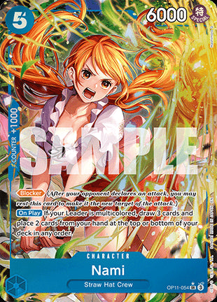 Nami (OP11-054) (V.2) - A Fist of Divine Speed (Alternate Art) [OP11-054]