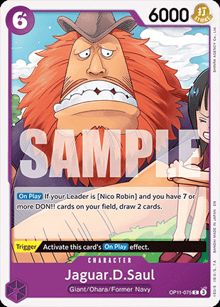 Jaguar.D.Saul (OP11-075) - A Fist of Divine Speed (Common) [OP11-075]