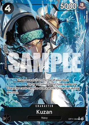 Kuzan (OP11-084) (V.2) - A Fist of Divine Speed (Alternate Art) [OP11-084]