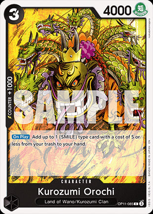 Kurozumi Orochi (OP11-085) - A Fist of Divine Speed (Common) [OP11-085]