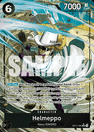 Helmeppo (OP11-092) (V.2) - A Fist of Divine Speed (Alternate Art) [OP11-092]