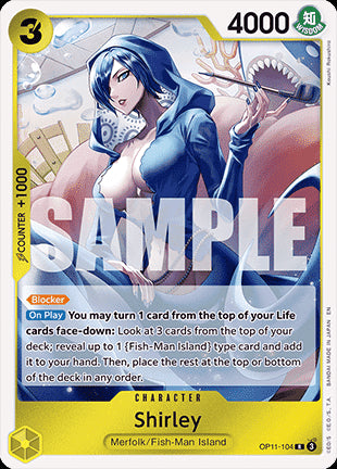 Shirley (OP11-104) - A Fist of Divine Speed (Rare) [OP11-104]