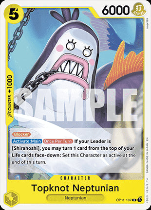 Topknot Neptunian (OP11-107) - A Fist of Divine Speed (Common) [OP11-107]